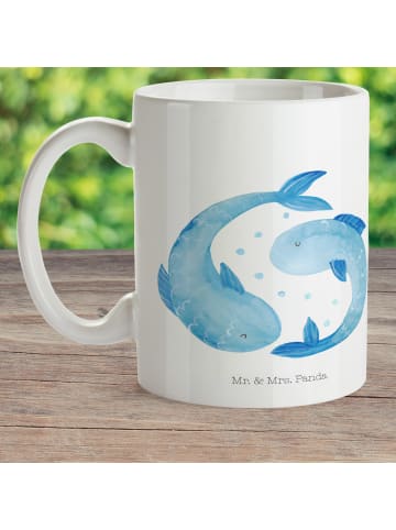 Mr. & Mrs. Panda Tasse Sternzeichen Fische ohne Spruch in Weiß