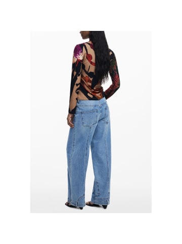 Desigual Braun Viskose Damen T-Shirt