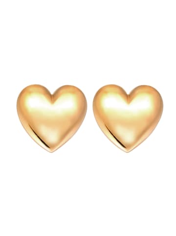 Elli Ohrringe 925 Sterling Silber Herz in Gold