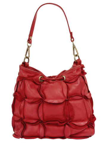 Samantha Look Handtasche echt Leder in rot