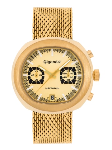 Gigandet Quarzuhr Chronograph "SUPERGRAPH" in Gold