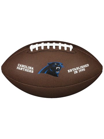 Wilson Wilson NFL Team Logo Carolina Panthers Ball in Braun