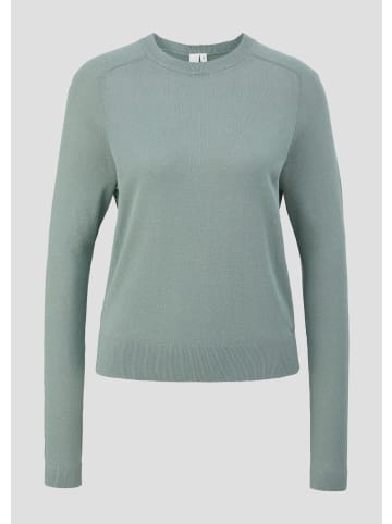 QS Strickpullover langarm in Grün
