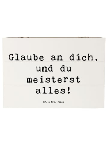 Mr. & Mrs. Panda Box Spruch Stolpersteine im Alltag meistern mit... in Weiß