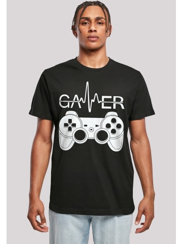 F4NT4STIC T-Shirt Gamer Herzschlag in schwarz