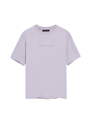 Polo Club T-Shirt in Lavendel