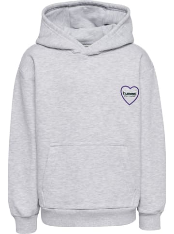 Hummel Kinder Hoodie "Loose Hoodie Heartfield" in Grau