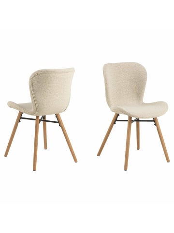 ebuy24 Esszimmerstuhl BatildaA1 Beige 2er Set