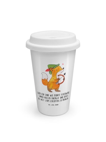 Mr. & Mrs. Panda ToGo Kaffeebecher Schütze Astrologie mit Spruch in Weiß