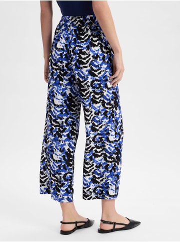 Marie Lund Stoffhose in blau schwarz - 0001