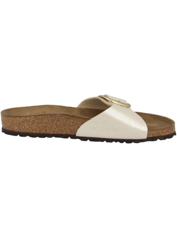 Birkenstock Sandale Madrid Big Buckle Birko-Flor schmal in creme