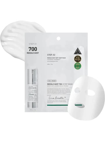 VT Cosmetics Tuchmaske MILD REEDLE SHOT 700 2-STEP MASK, 25 g