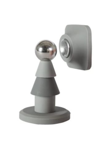 COFI 1453 Genialo Türstopper magnetisch 2er Set Türhalter Grau in Grau