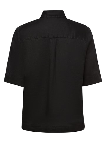 Franco Callegari Leinenbluse in schwarz