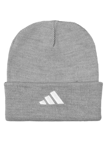 adidas New Logo Beanie Cuff in Grau
