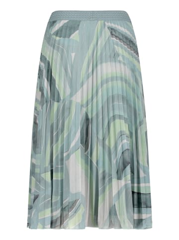 Betty Barclay Plisseerock mit Gummizug in Mint/Green