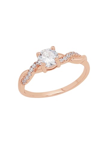 s.Oliver Ring Silber 925, rosévergoldet in Roségold