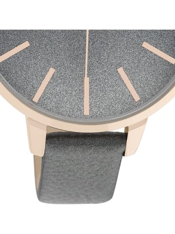 Oozoo Analog-Armbanduhr Oozoo Timepieces grau groß (ca. 42mm)