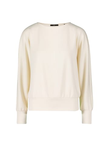 Zero  Sweatshirt mit U-Boot Ausschnitt in Eggnog