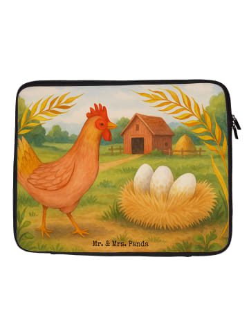 Mr. & Mrs. Panda Laptop Bag Huhn Stolz Design ohne Spruch in Weiß
