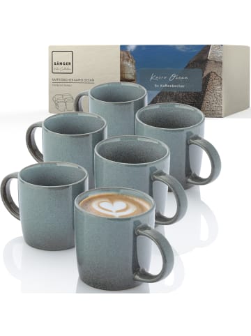 Sänger KAFFEEBECHER KAIRO OCEAN - 6 teilig aus Steingut