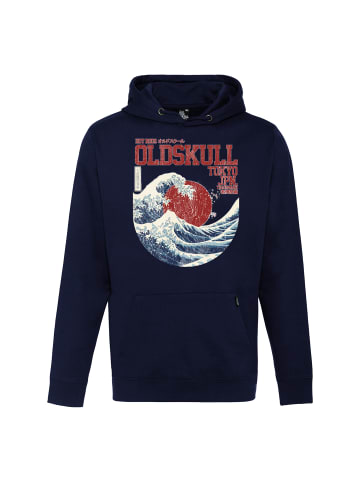 OLDSKULL Kapuzensweater Asian Big W in Navy