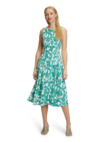 Vera Mont Cocktailkleid mit Print in Cream/Green