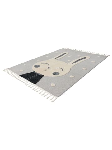 Kurzflor Teppich Malte 420 in Grau