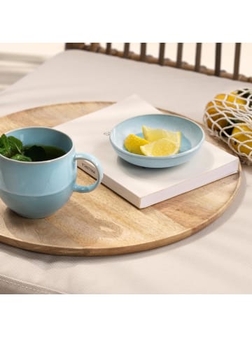 like. by Villeroy & Boch 6er Set Dipschalen Perlemor Aqua ø 11,7 cm blau in blau
