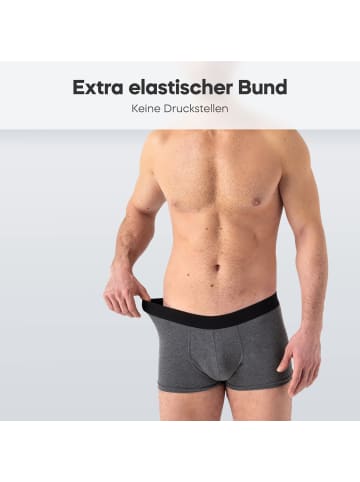 Barrio 13 5er Pack: Boxershorts in Schwarz/Anthrazit
