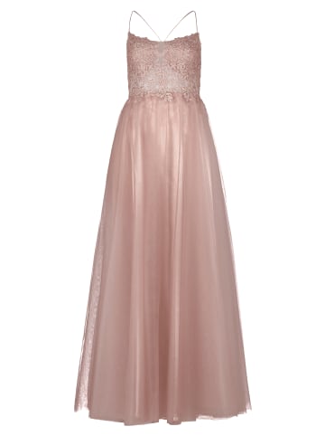 Vera Mont Abendkleid mit Stickerei in Fawn
