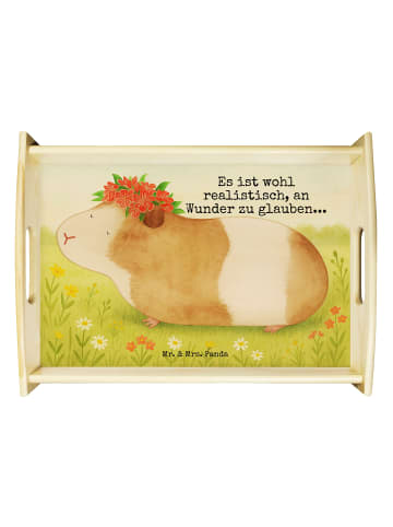 Mr. & Mrs. Panda Sofa Tablett Meerschweinchen Weisheit Design mi... in Weiß
