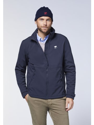 Polo Sylt Softshelljacke winddicht, wasserabweisend und atmungsaktiv in Blau