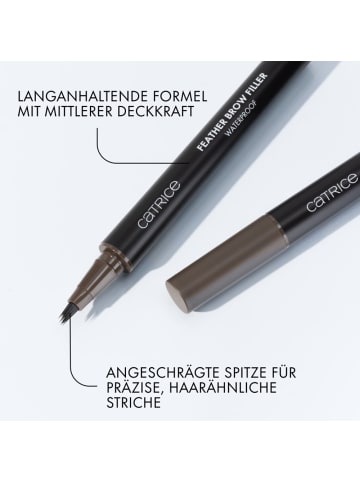 Catrice Wasserfester Feather Brow Filler Augenbrauenstift - 10 Ash Brown 0.5 ml