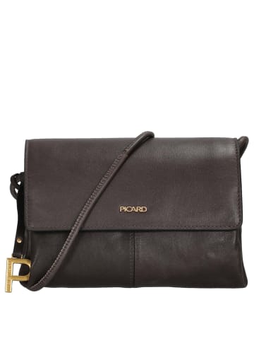 PICARD Whisper - Schultertasche 21 cm (schwarz) in cafe