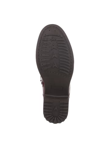 Ital-Design Stiefelette in Weinrot