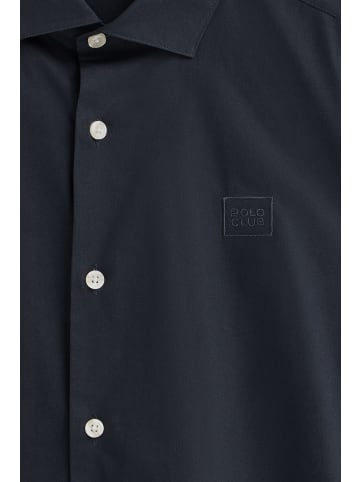 Polo Club Hemd MAN BLOCK POPLIN IO LONG SLEEVE SLIM FIT in Navy Blau