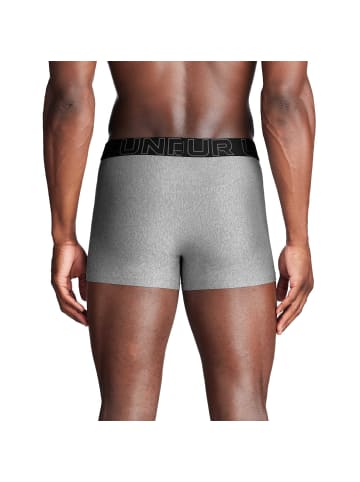 Under Armour Boxershort 3er Pack in Grau/Schwarz