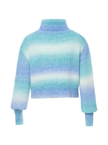 Usha Women Sweater in Blau Mehrfarbig