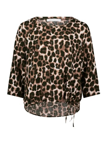 BETTY & CO Blusenshirt mit Print in Brown/Nature