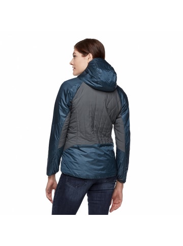Black Diamond W VISIHYBRID HOODY in Rauchblau