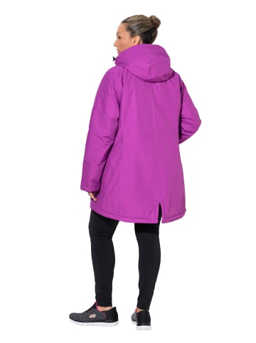 Ulla Popken Mantel in dunkles magenta