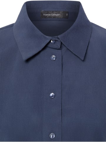 Franco Callegari Cordbluse in indigo