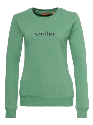 smiler. Sweatshirtpullover Cuddle. in grün