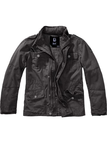 Brandit Kinder Funktionsjacke "Kids Britannia Jacket" in Schwarz