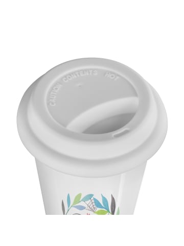 Mr. & Mrs. Panda Thermobecher To Go Gespenster  Liebe  mit Spruch in Weiß