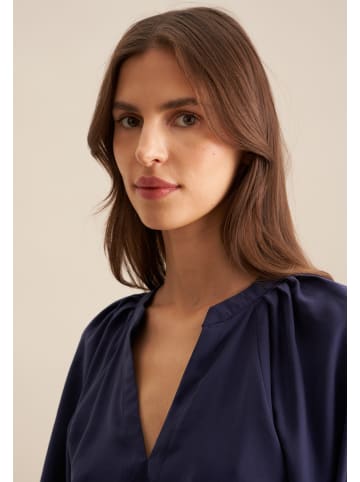 Seidensticker Shirtbluse Oversized in Dunkelblau