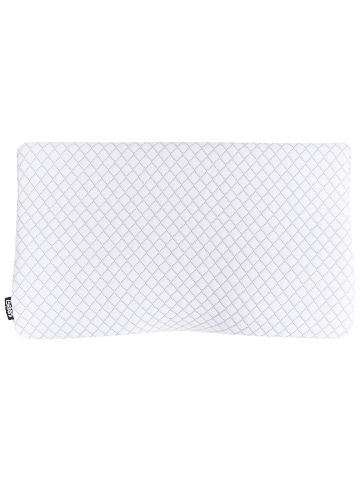 Beliani Memory Foam Kissen ELGON in Weiß - (W) 30 x (H) 10 x (L) 50 cm