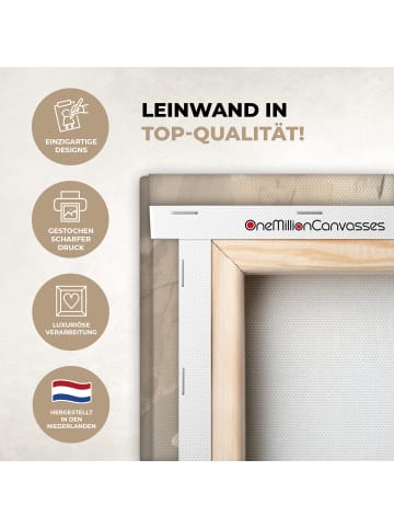 OnlyWow Leinwand Bilder Naturfarben