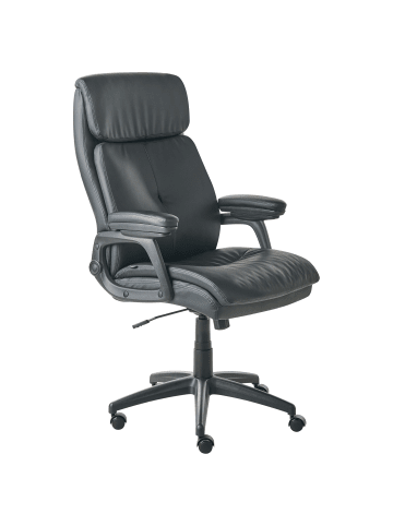 Beliani Chefsessel DIRECTOR in Schwarz - (W) 66 x (H) 117 x (L) 66 cm